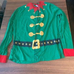 Elf set of pants and long sleeve shirt both size xl